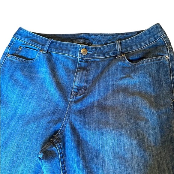 INC - Bootcut jeans, medium wash, size:16W, EUC - Picture 11 of 11